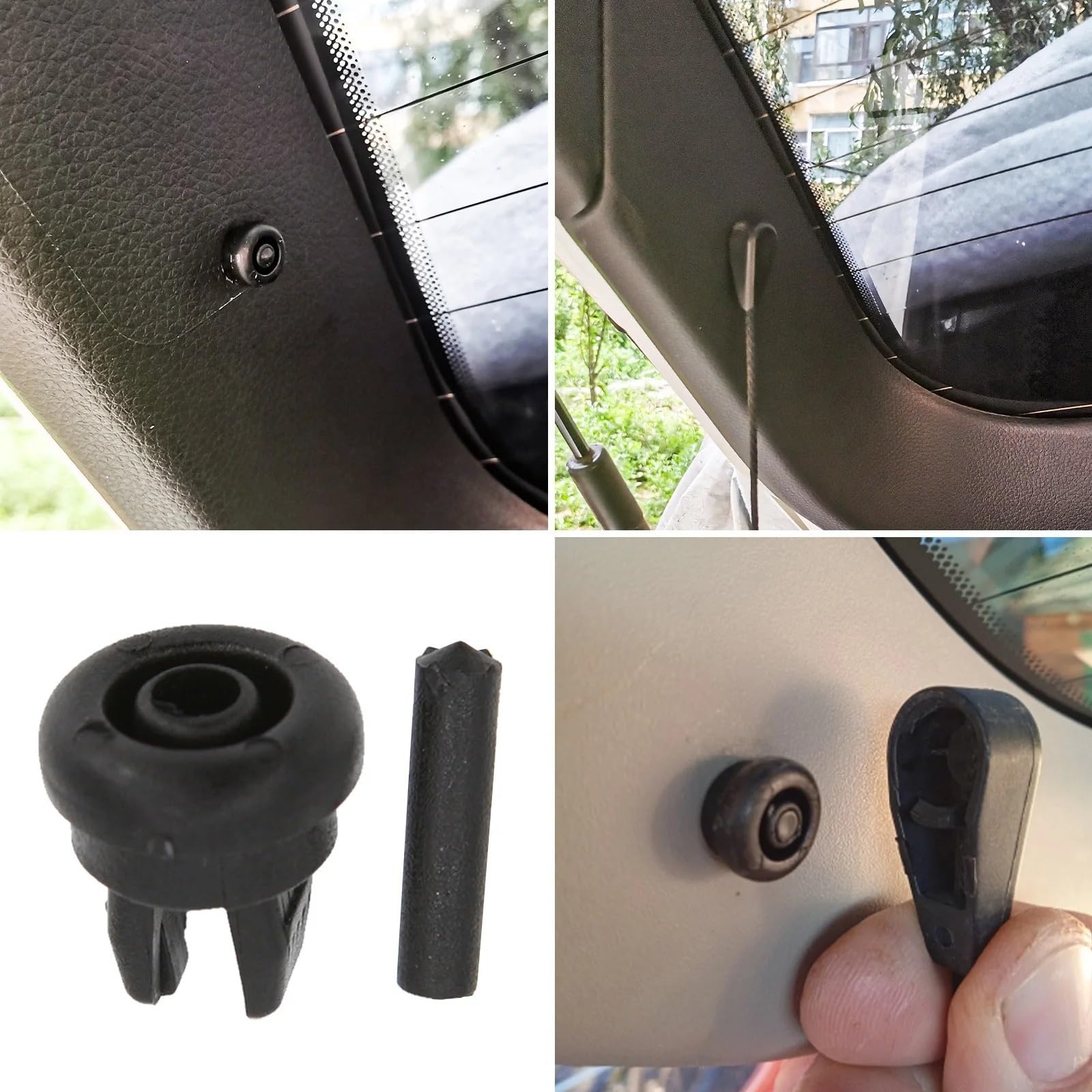 4 Clip Fissaggio Bagagliaio Anlseiod - Compatibili Clio 3, Megane, Qashqai E Altri Modelli - Foto 7