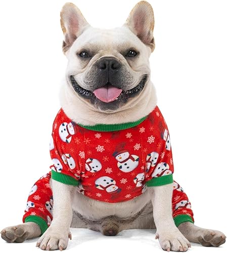Miniatura 2 de CuteBone - Pijama de Navidad para perros pequeños, P136M