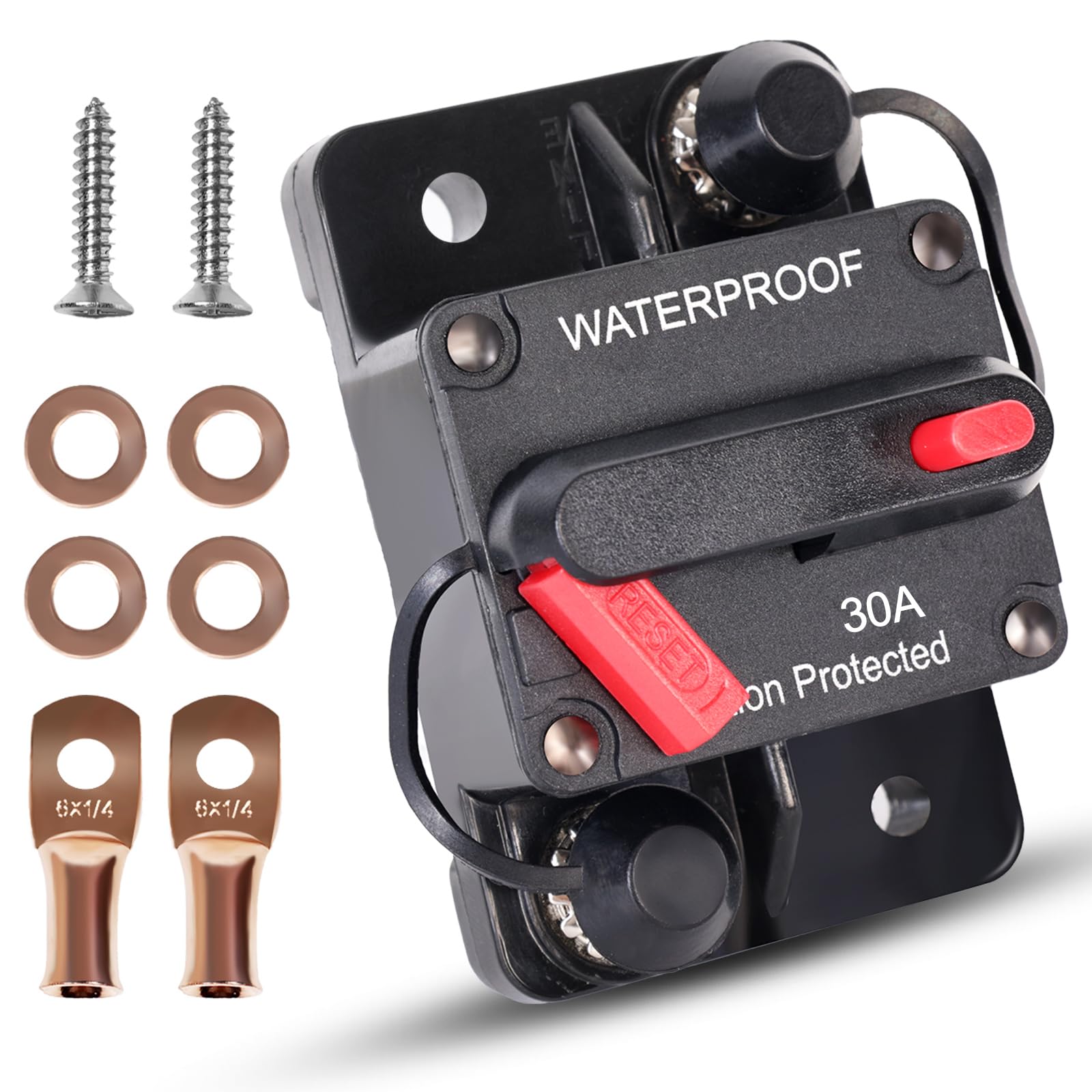 Amazon.com: ERAYCO 30 Amp Circuit Breaker with Manual Reset