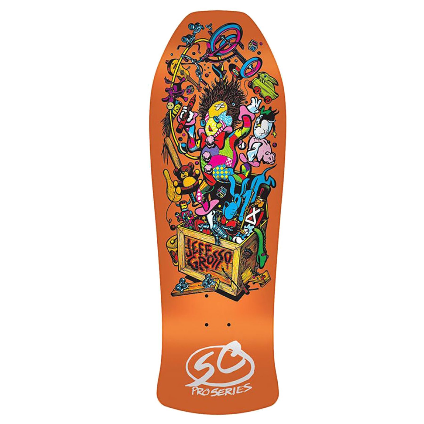 SANTA CRUZ Deck Jeff Grosso TOYBOX Candy Orange Reissue 10