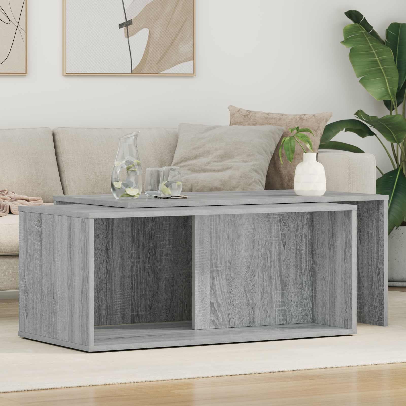 Table basse bois d'ingénierie gain de place pour résoudre le manque d'espace salon