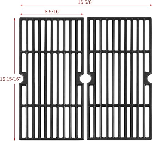 Miniatura 2 de Rejillas de 17 pulgadas G460-0500-W1 463645015 Piezas de repuesto de parrilla para parrilla Charbroil 463633316 G517-0014-W1 463672416 463642116