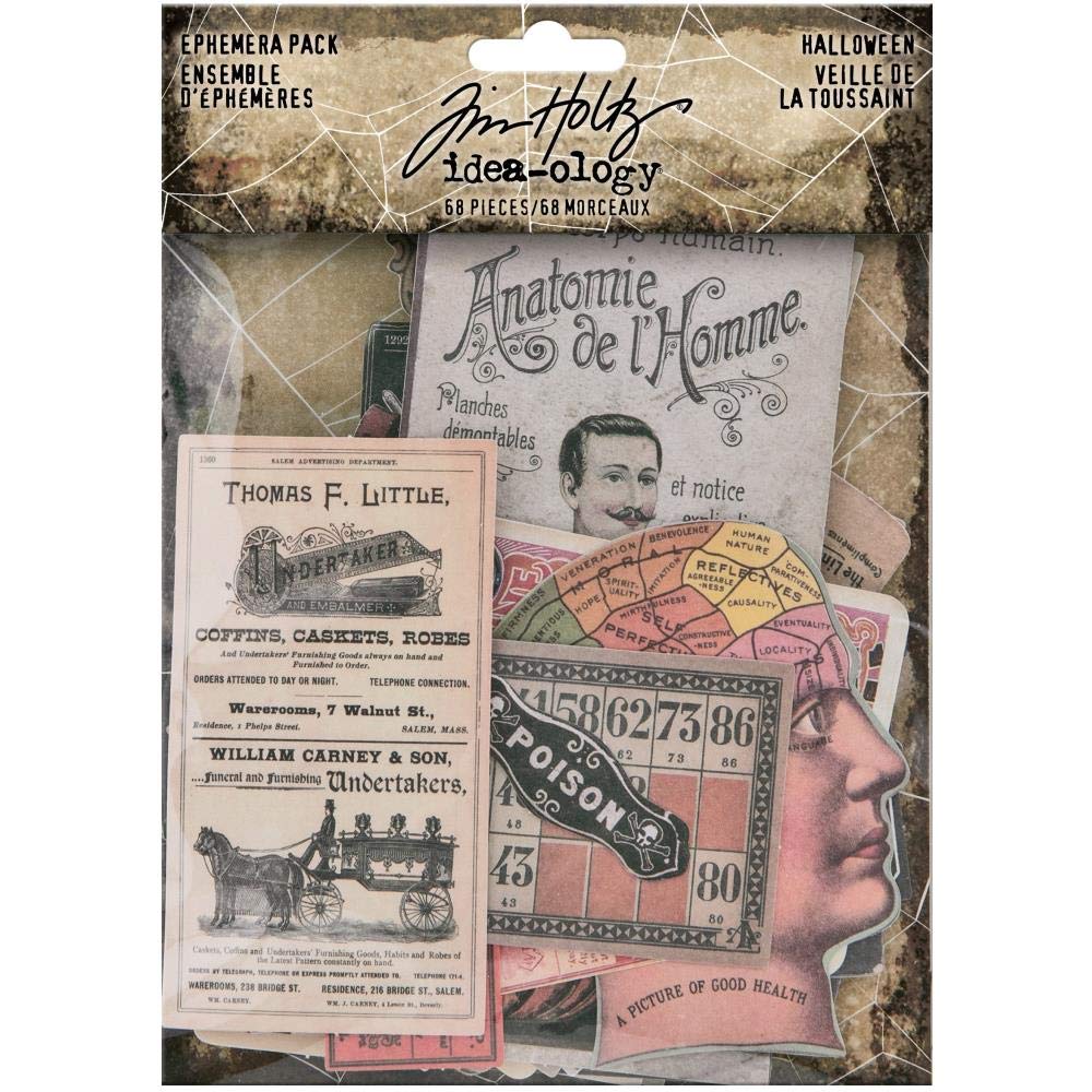 Tim Holtz 2020 Halloween Idea-Ology, Halloween Ephemera, 94055