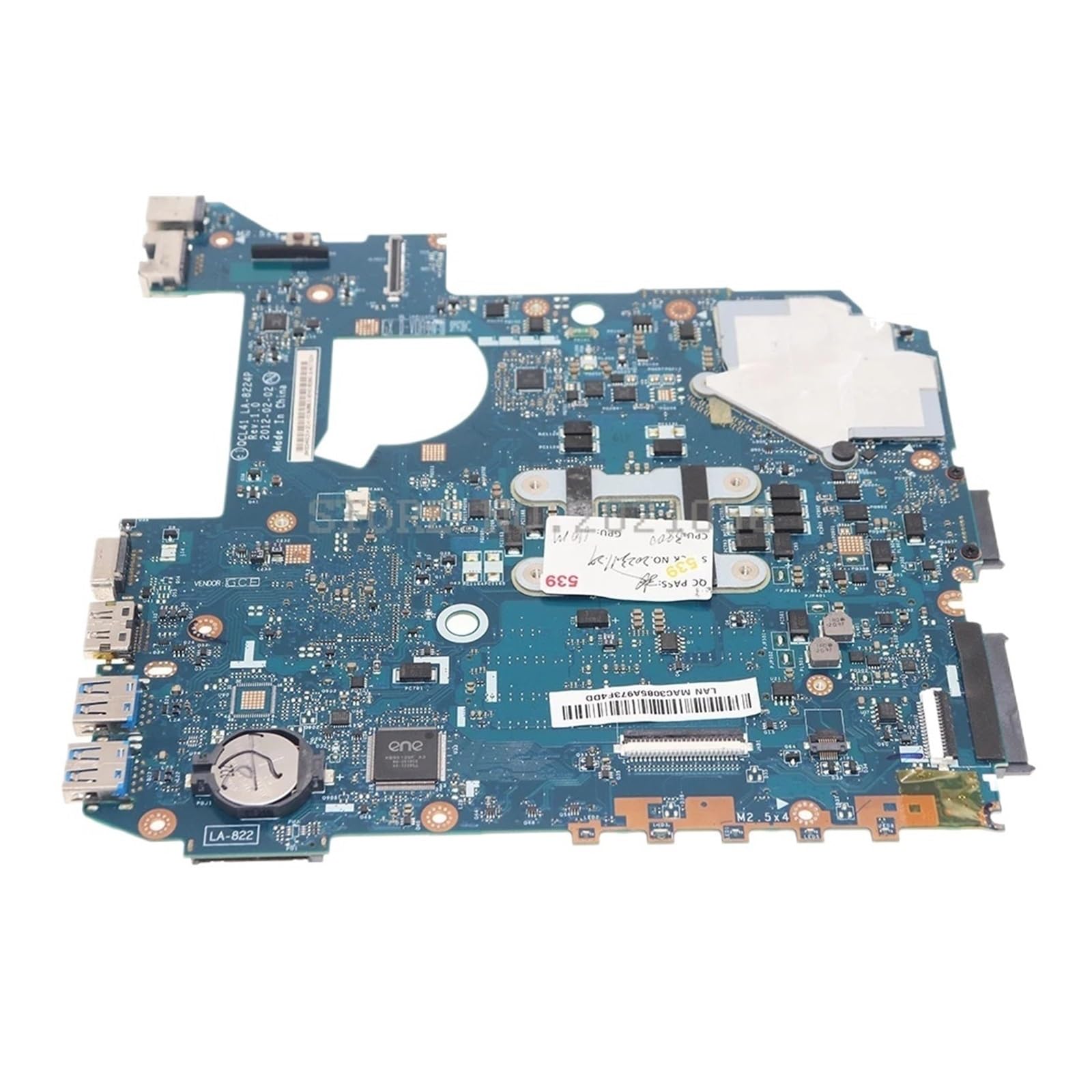 NOKOTION QCL41 LA-8224P Tablero Principal, Compatible con ASUS, K45V A85V K45VJ K45VS K45VM Placa Base For Ordenador Portátil con 610M 2G
