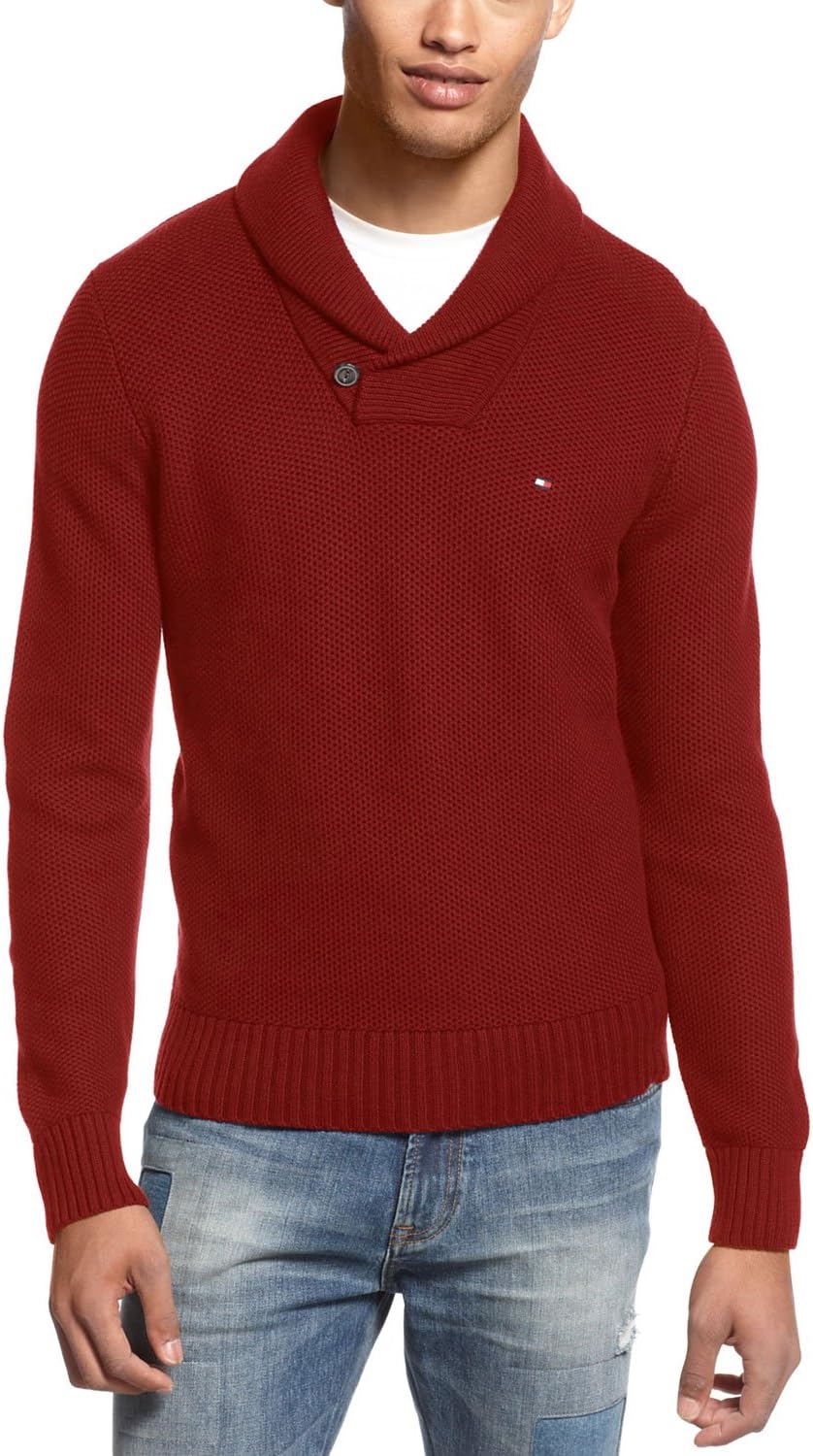 tommy hilfiger collared sweater