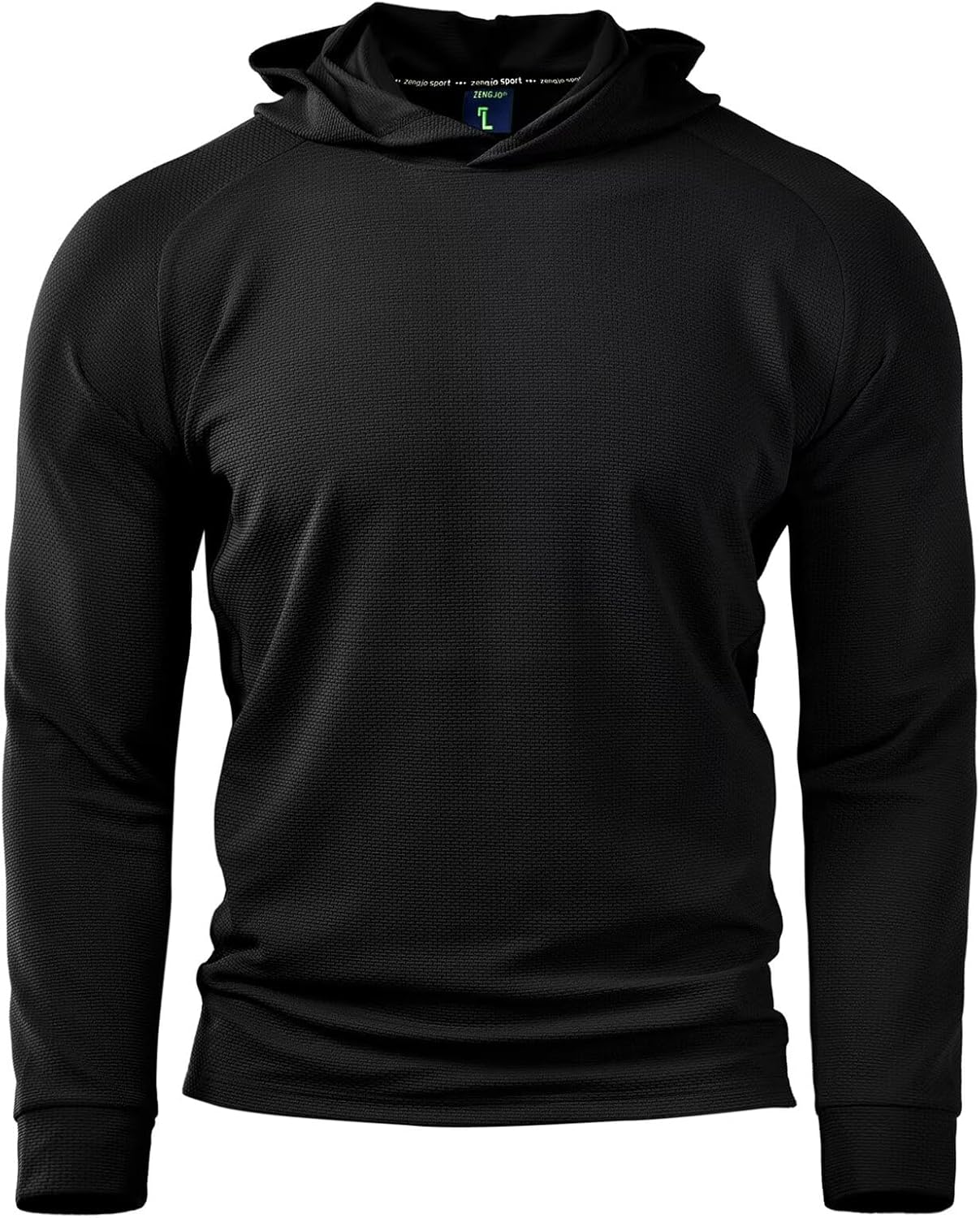 Zengjo Mens Pullover Hoodie Athletic Lightweight Hooded Workout Sweatshirt Moisture Wicking