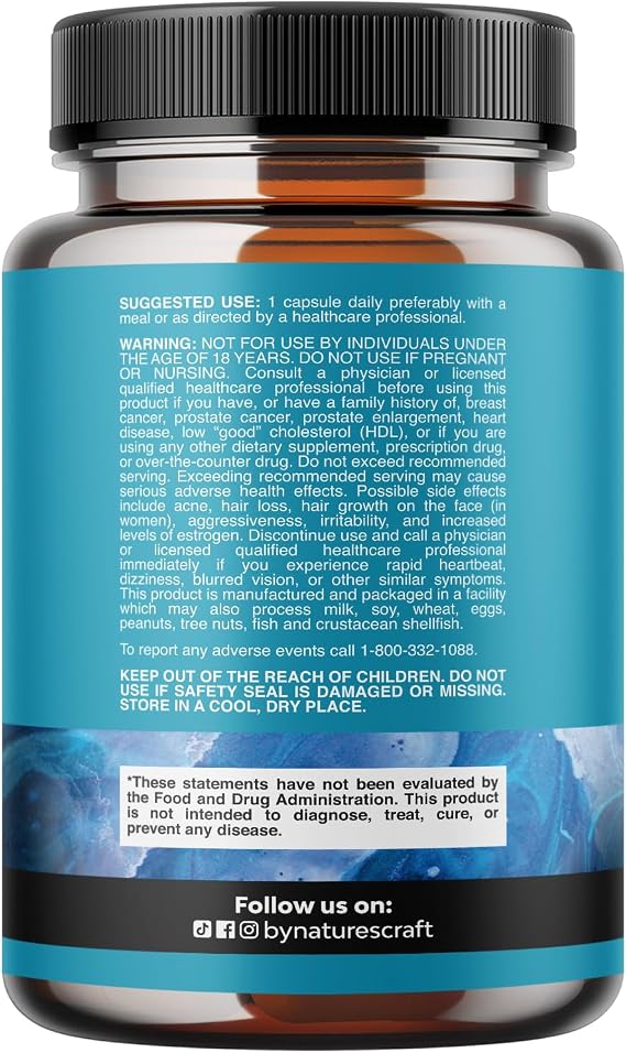 DHEA Supplement for Women & Men - Pure DHEA 50mg for Hormone Balance, Improves Mood Stability, Brain Function, Immune System, Energy & Fertility - Dehydroepiandrosterone Capsules for Adults - 120 Ct