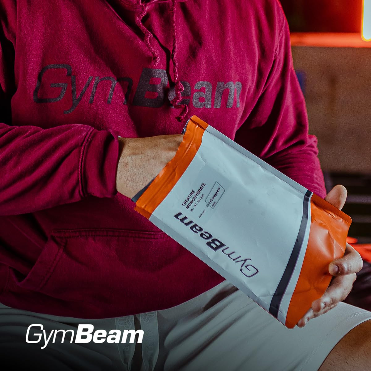 GymBeam Creapure Créatine Monohydrate en Poudre – Sans arôme – 1000 g