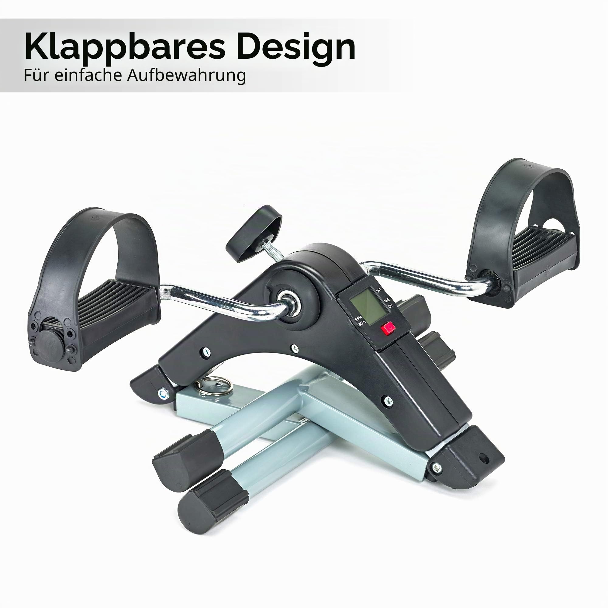 Klappbarer Mini-Heimtrainer Pedaltrainer für Senioren