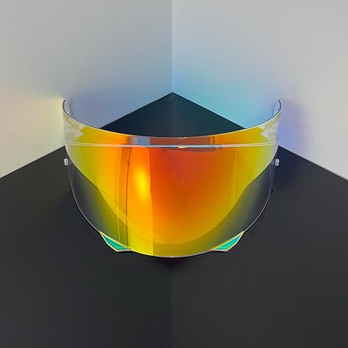 Miniatura 3 de BSTOP Visera i90 HJ-33 Escudo para HJC i90 Protector facial Pc Protección UV Visera Casco Moto (Revo Rojo Claro Día y Noche)