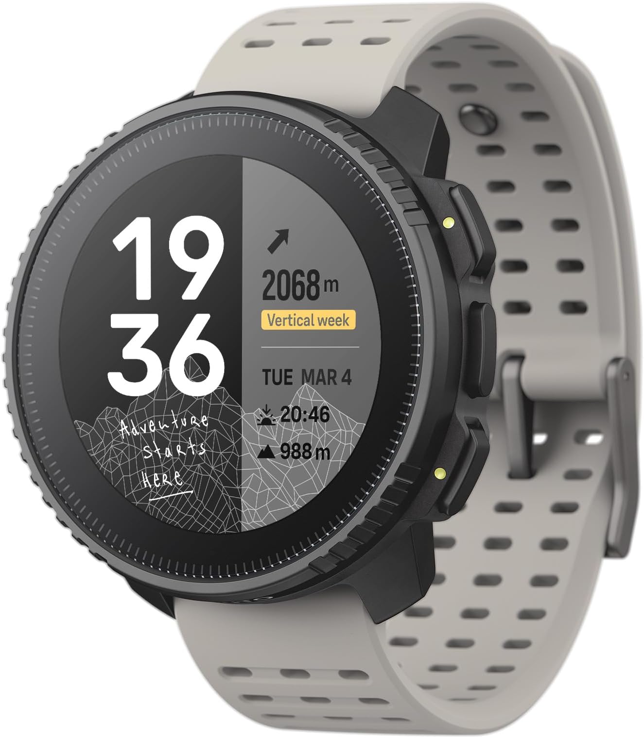 Vertical: Adventure GPS Watch, Large Screen, Offline Maps, Solar Charging