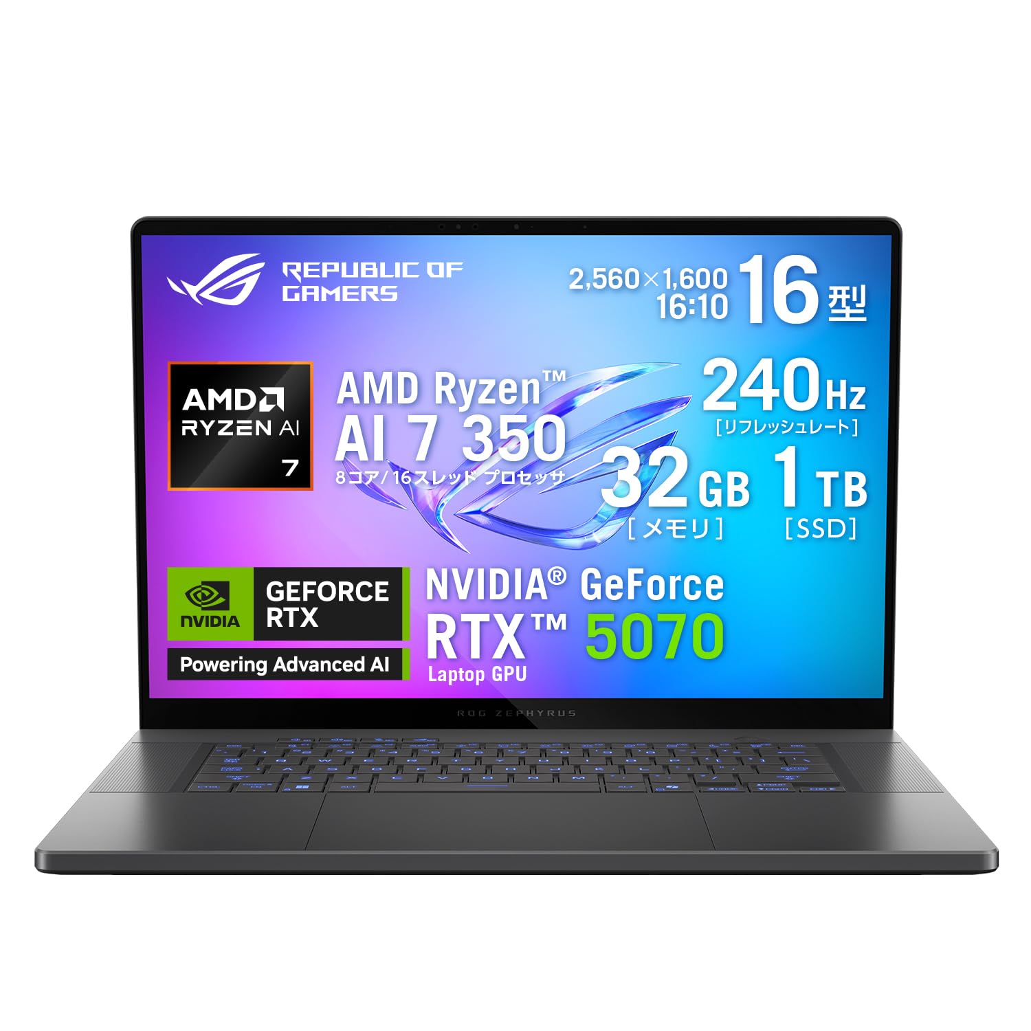ASUS - ゲーミングノートpc ROG ZEPHYRUS ASUS ROG Zephyrus Duo 16 (2022) GX650 － 独創的な2画面