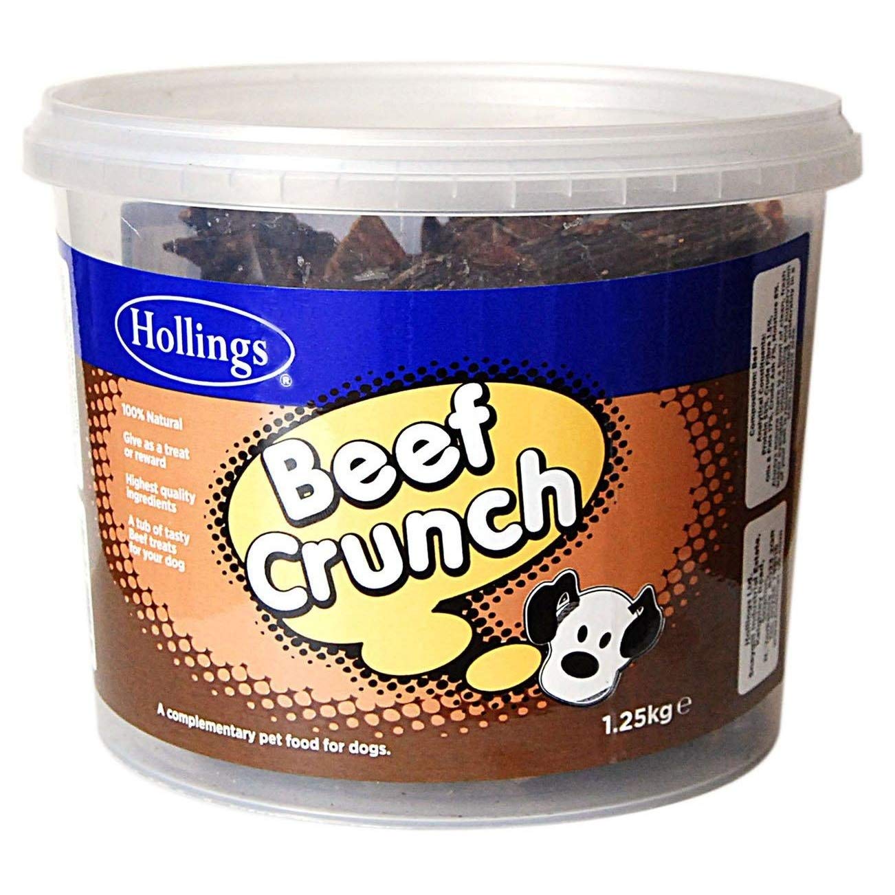 Hollings Beef Crunch Tub 1.25kg by Hollings
