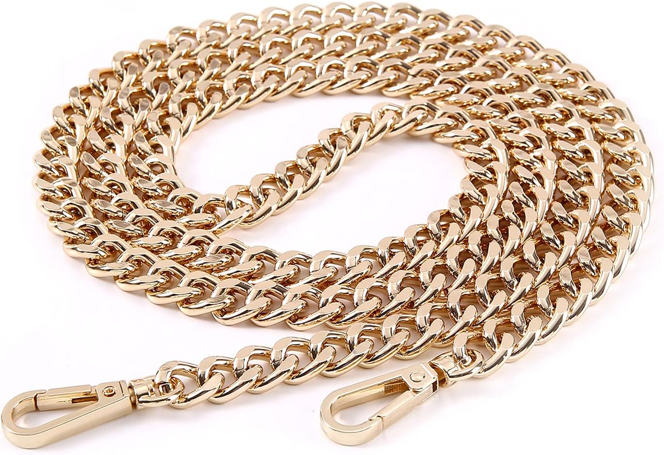 Amazon.com: 47'' Light Metal Crossbody Purse Chain Straps Replacement ...