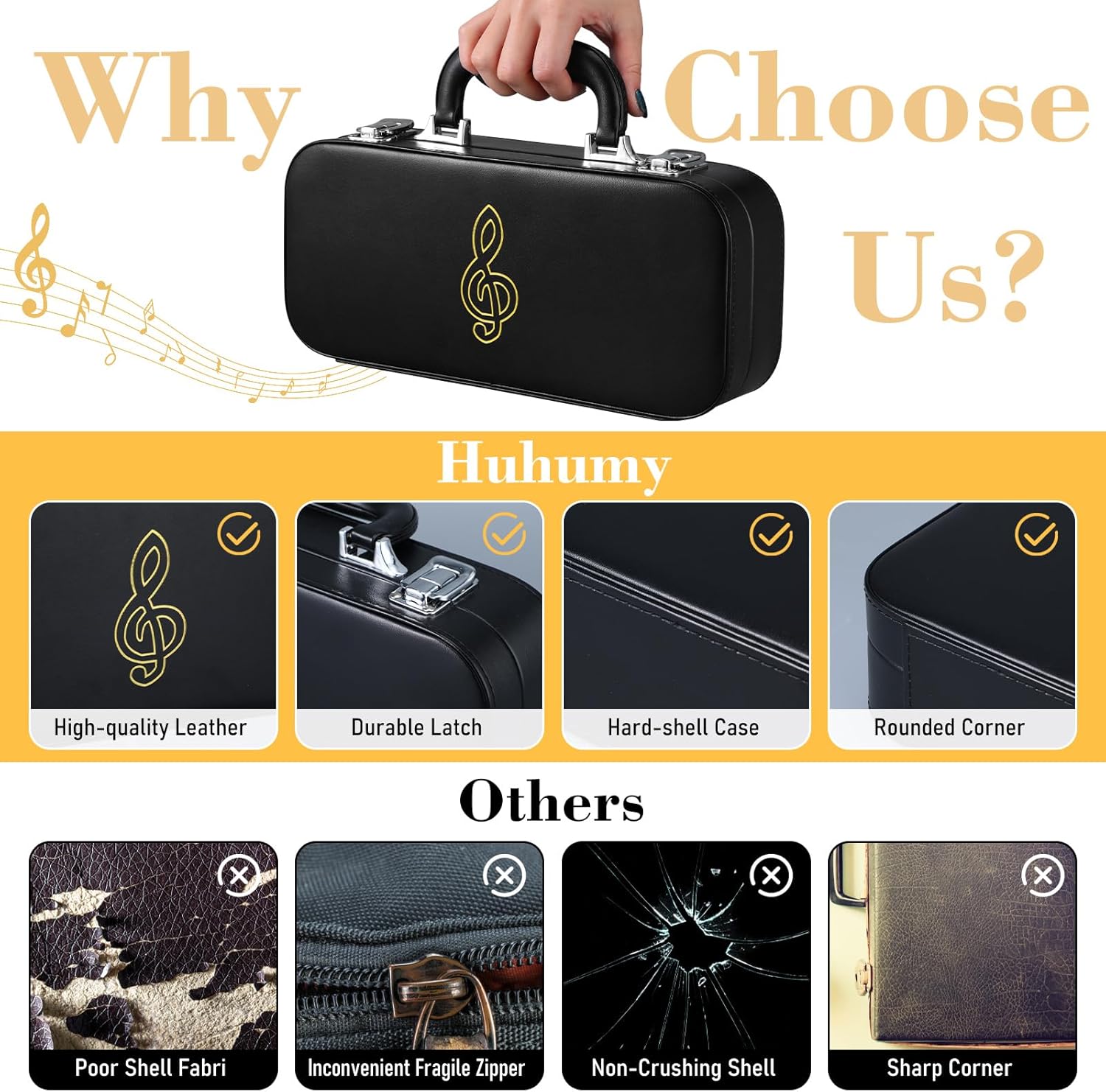 Huhumy Case Compatible with Otamatone [English Edition] Japanese Electronic Musical Instrument Portable Synthesizer by Cube/Maywa Denki, Storage Holder Only Fits for Regular (Box Only)