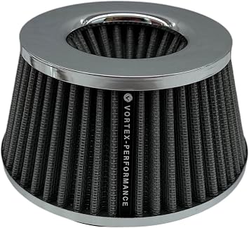 Universal Cone Air intake Filter - CHROME