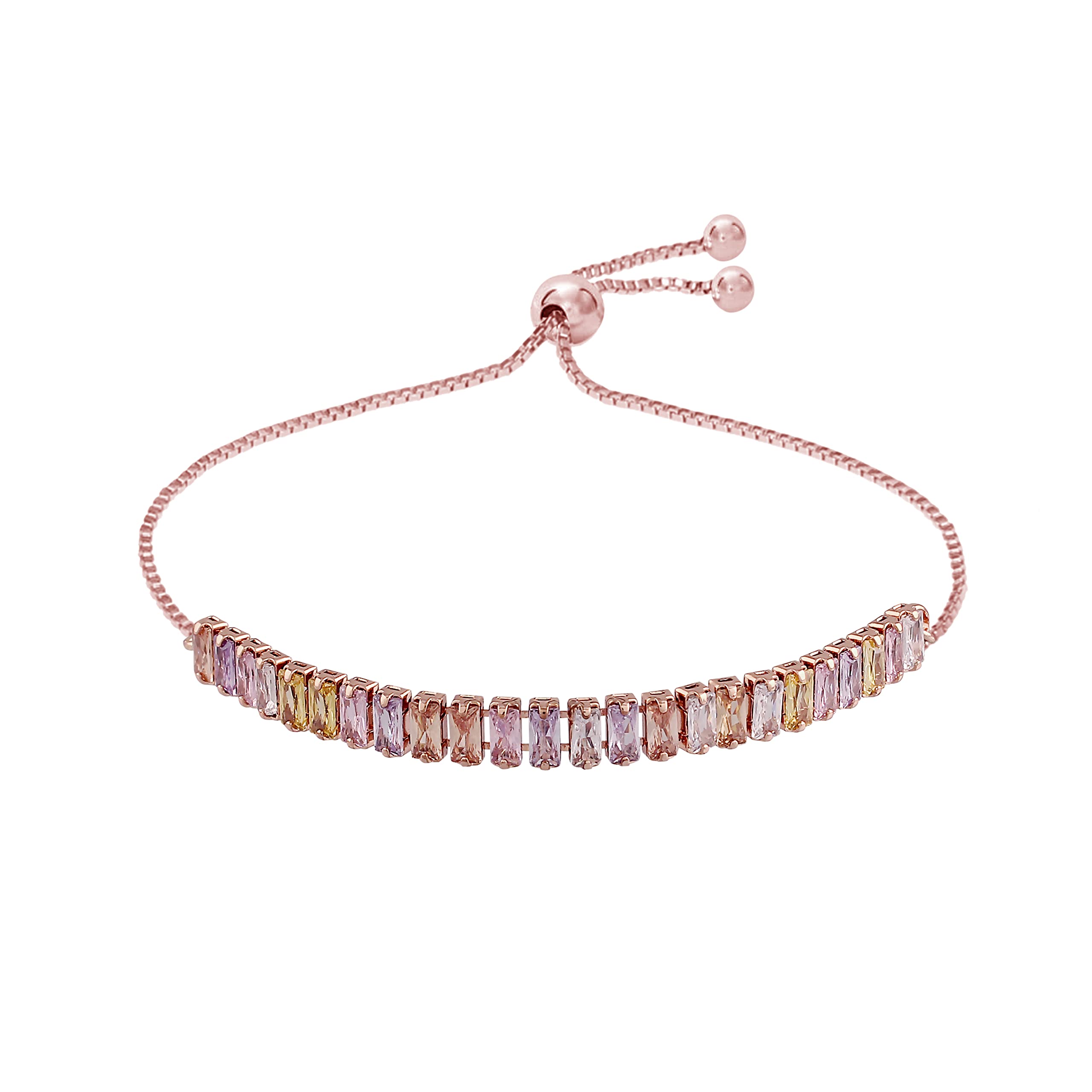 I Jewels Cubic Zirconia Classic Adjustable Tennis Charm Bracelets Friendship Love Christmas Valentines Gifts for Women (Western 2) (B09MWC7NQS) Amazon Price History, Amazon Price Tracker