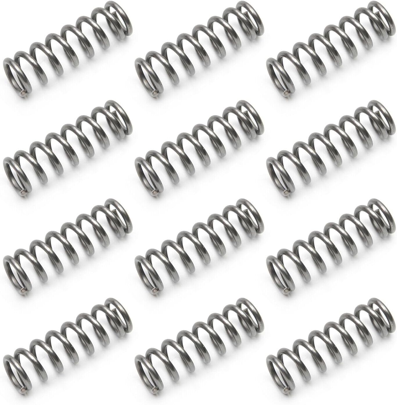 Stainless Steel Spring, Metal Springs 100pcs Wire Dia 0.3-0.5mm Return Spring, Metal Spring Steel 4-6mm OD, Mini Steel Springs Long 10-30mm(0.3mm*4mm*10mm)