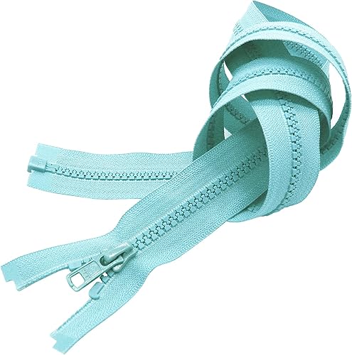 Miniatura 26 de Cremallera Vislon de 20 pulgadas, separación de plástico moldeado #5 de YKK - Peso medio por cada uno (color seleccionado) (amarillo neón Lite - 803)