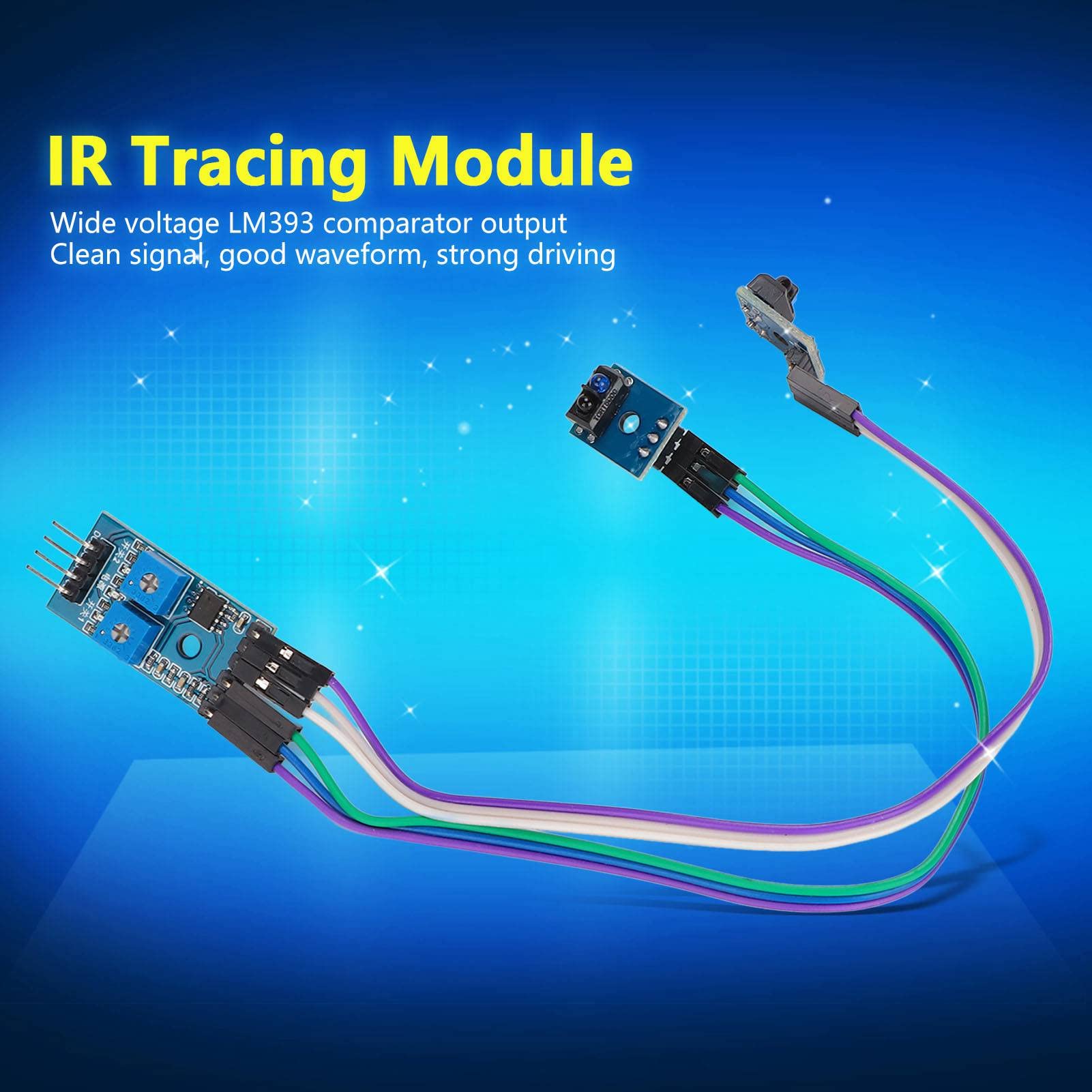 Sensore TCRT5000 A Infrarossi - 5 Pezzi, 5V, Per Rilevamento Linee E Ostacoli, Auto Robotica