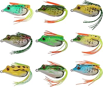 Amazon.co.jp: Goture (ゴチュール) フロッグルアー 9個入り 55cm