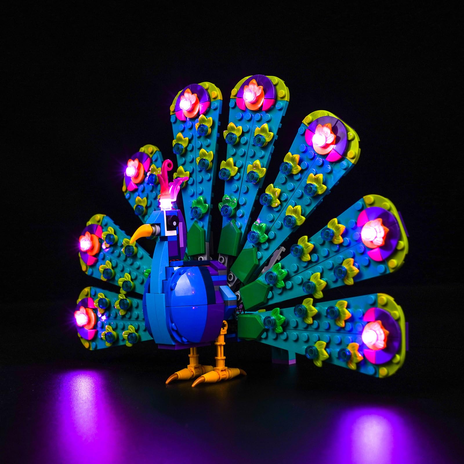 BrickBling Light Kit Compatible with Lego 31157 Exotic Peacock (No Model)