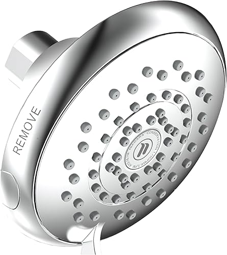 HealthGuard Showerhead - Niagara Conservation | Energy & Water Saving Showerhead (1.5 GPM) High-Efficiency Fixed Shower Head with Removalbe Face