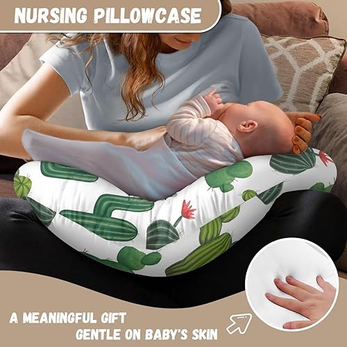 Miniatura 6 de Almohada de lactancia materna desmontable para recién nacido, funda y posicionador, lavable, protector de soporte para la cabeza, cojín esencial con