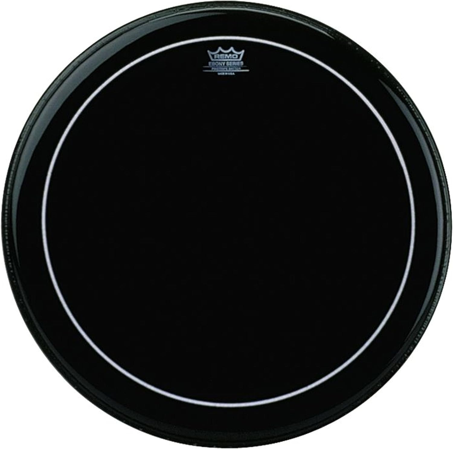 Remo ES0615PS Ebony Pinstripe Drum Head, 15-Inch