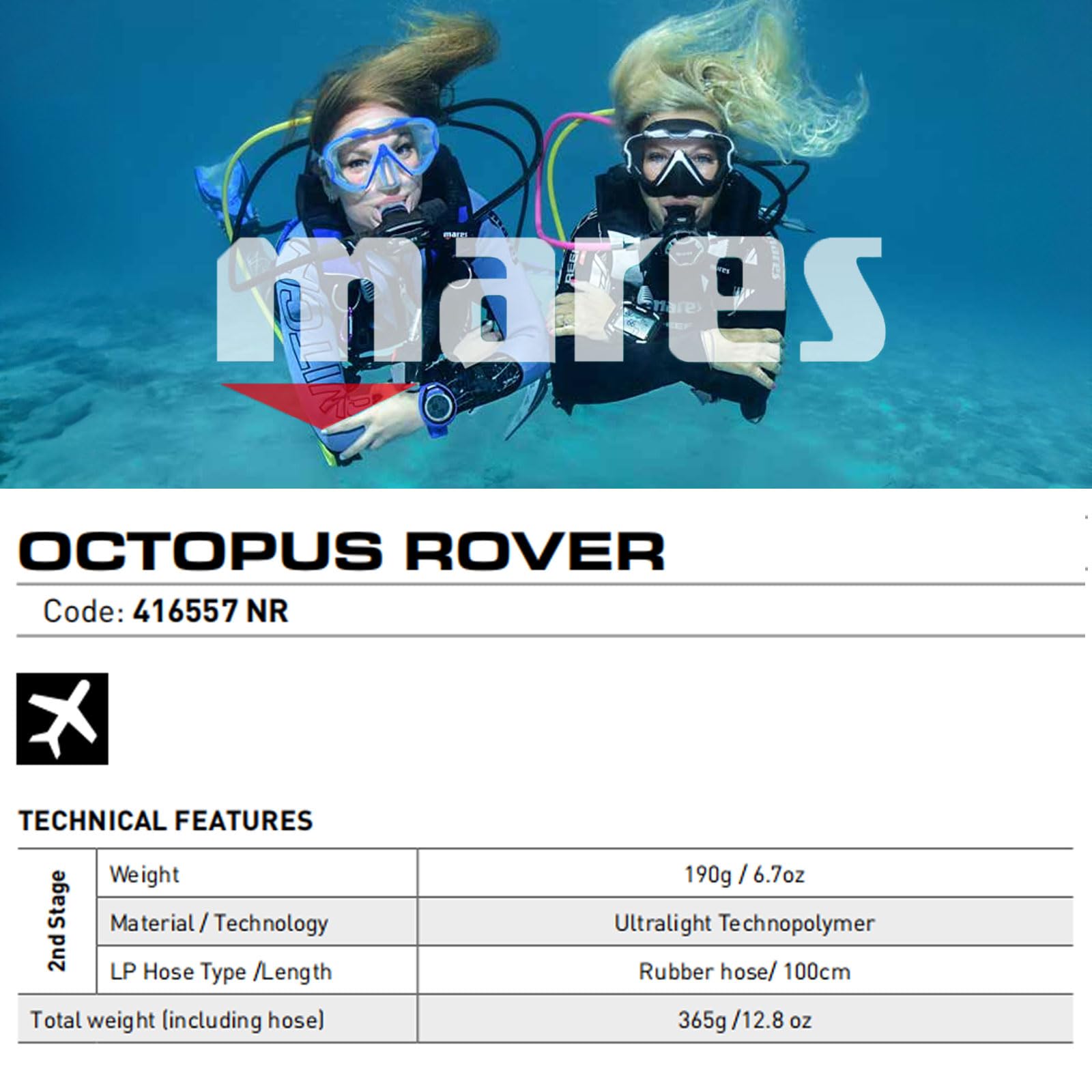 Mares Octopus Rover One Size