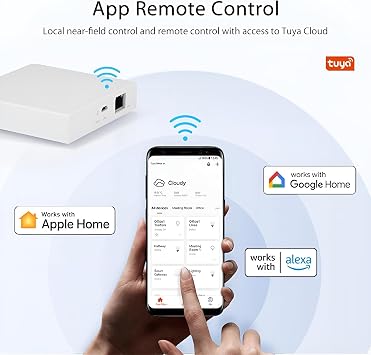 Matter Smart Wired Hub Gateway for Home Automation, Thread & Tuya Zigbee 3.0 Protocol, 2.4GHz WiFi Only, Matter Controller Supports Google, Alexa, Apple HomeKit