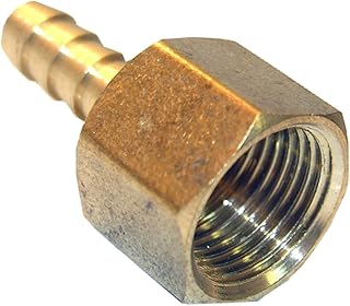 LASCO 17-7607 1/8-Inch Female Pipe Thread by 5/16-Inch Hose Barb Brass Adapter