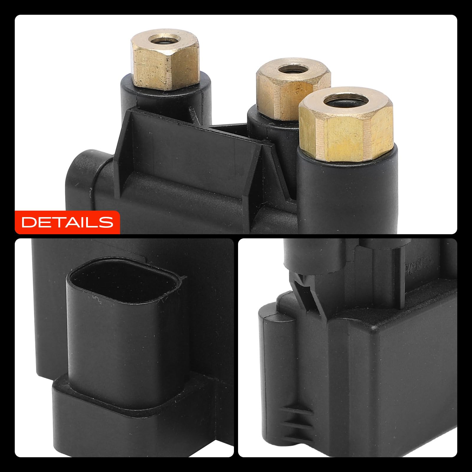 Frankberg Unidad de válvulas de suspensión neumática Compatible con Clase E T-Model S212 2.1L Clase E W212 2.1L Clase E T-Model S212 3.0L Clase E W212 3.0L Clase E T-Model S212 1.8L 2513200158