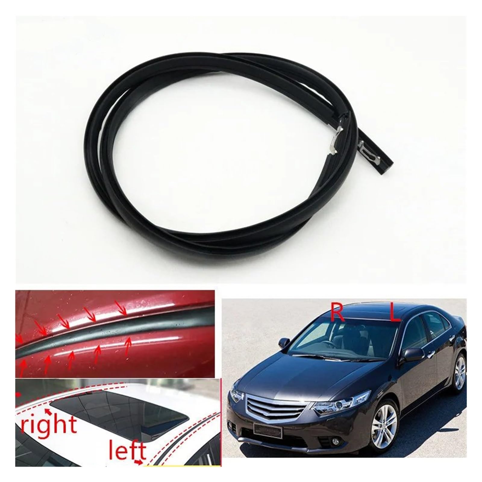 車の屋根ゴムドリップフィニッシュ成形とクリップアコードユーロ用