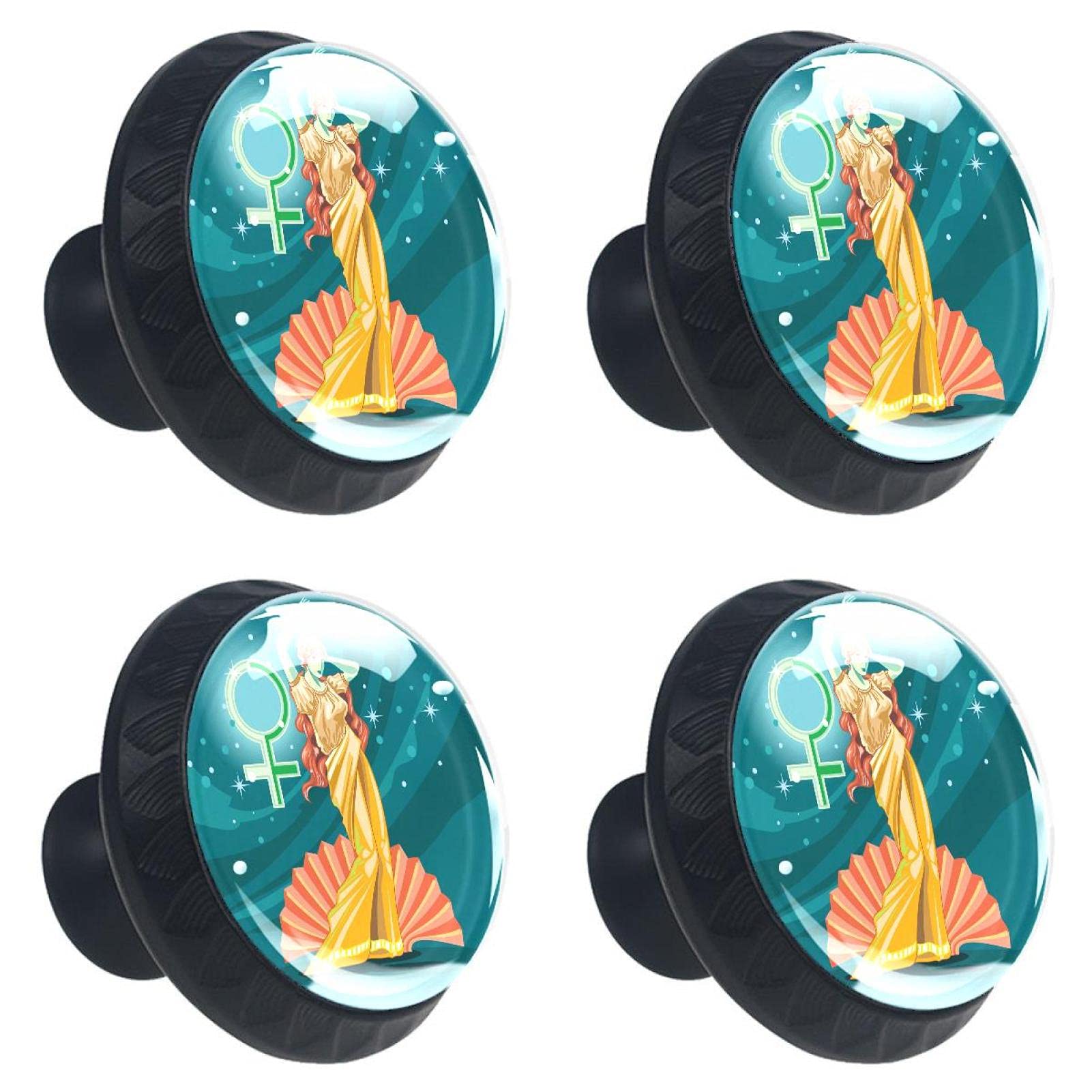 Boutons de meuble ronds en verre de 30 mm pour remplacer une poignée usée de placard ou tiroir