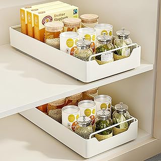 ANTOLE 2 Pack Pull Out Cabinet Organizer