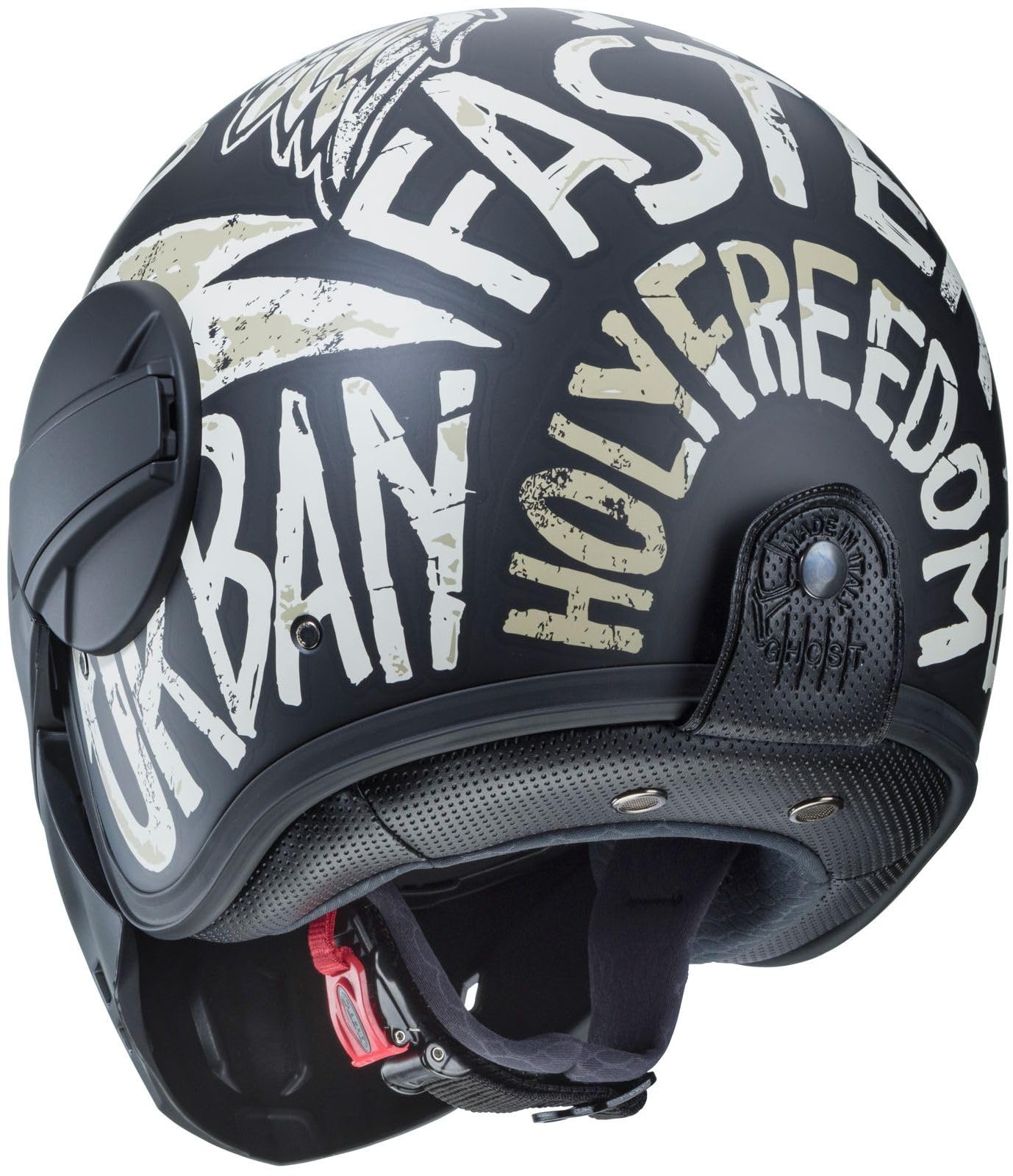 CABERG JET GHOST NUKE MATT BLACK/GREY L