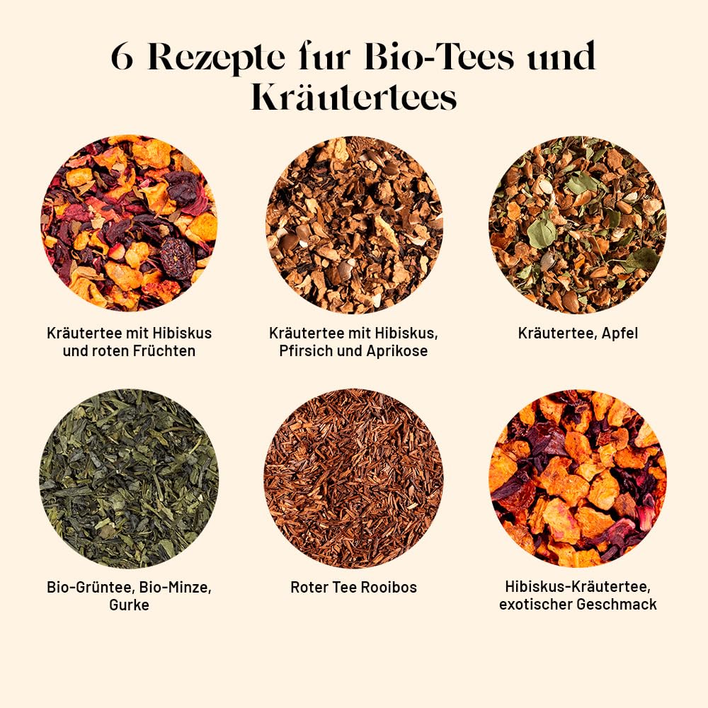 Kusmi Tea - Geschenkbox „Iced Teas“ - Sortiment von Bio-Tees - Geschenkidee für Männer und Frauen - Aromatisierte Kräutertees, Hibiskus, Rooibos, Grüner Tee - 24 Teebeutel - 6 köstliche Rezepte.