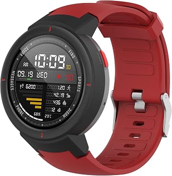 Senter Replacement Bands Compatible with amazfit verge A1801 Bands,Adjustable Accessory Soft Silicone Sport Wristband for Women Men