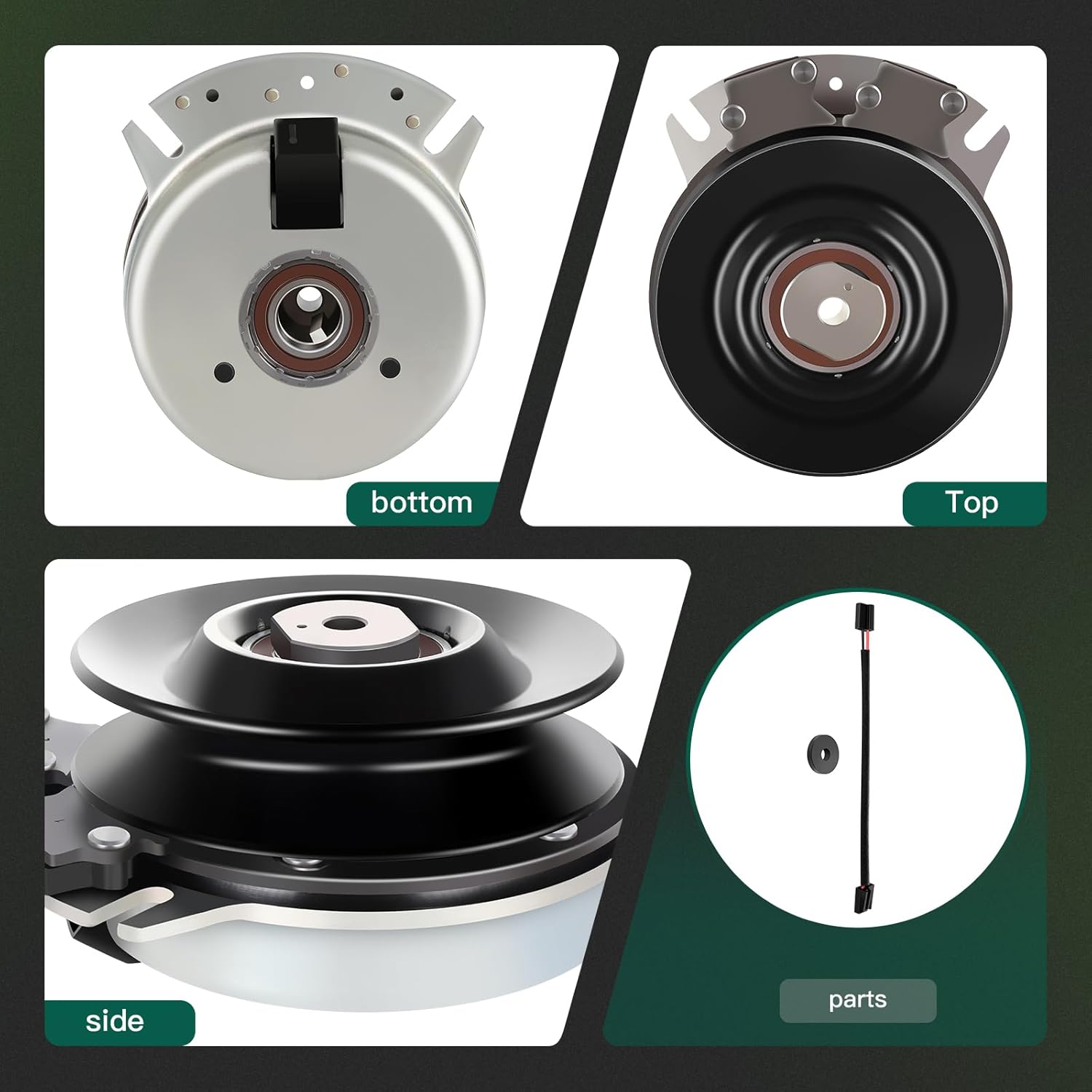 PTO Clutch for Husqvarna for Wright stander 539106880 106880 7140001 71410001 iZ 4217 4218 4821, Pto Clutch for Warner: 5218-211 5218-175 5218-52 for Wright Stander 52" 61" clutch(Crankshaft 1)