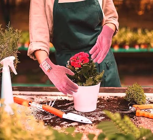 Miniatura 6 de ohsuni Guantes resistentes a cortes, 2 pares de guantes resistentes a cortes de grado alimenticio, guantes de corte para cocina, pelado de ostras,