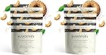 Handfuel Everything Bagel Cashews, Hand Roasted Salted Cashews, 7g of Protein, Non-GMO, Vegan Friendly, Plant Based Flavoured Nuts, Gluten Free - 150 Grams