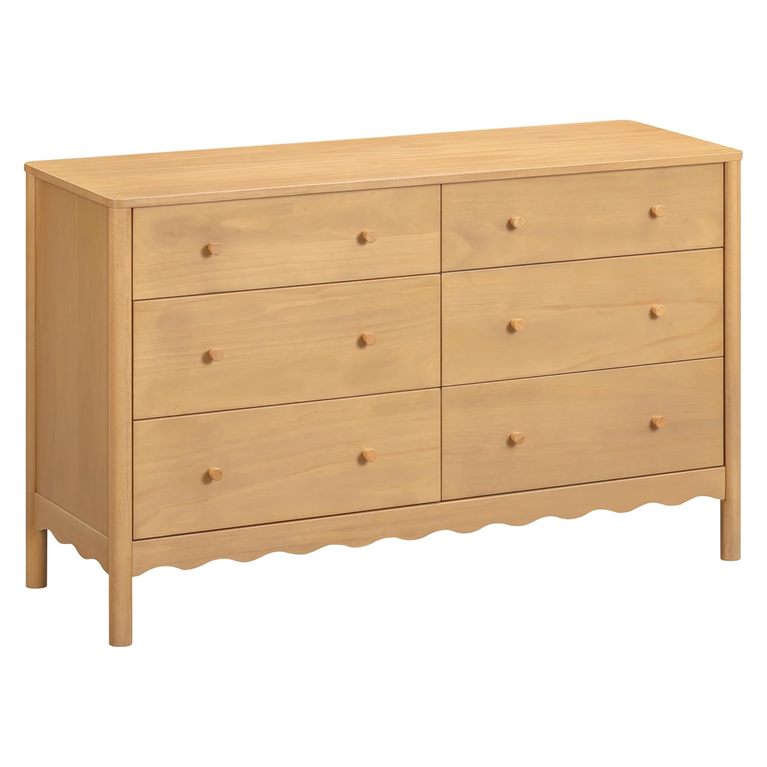 Babyletto Swell 6-Drawer Assembled Dresser in White, Greenguard Gold Certified