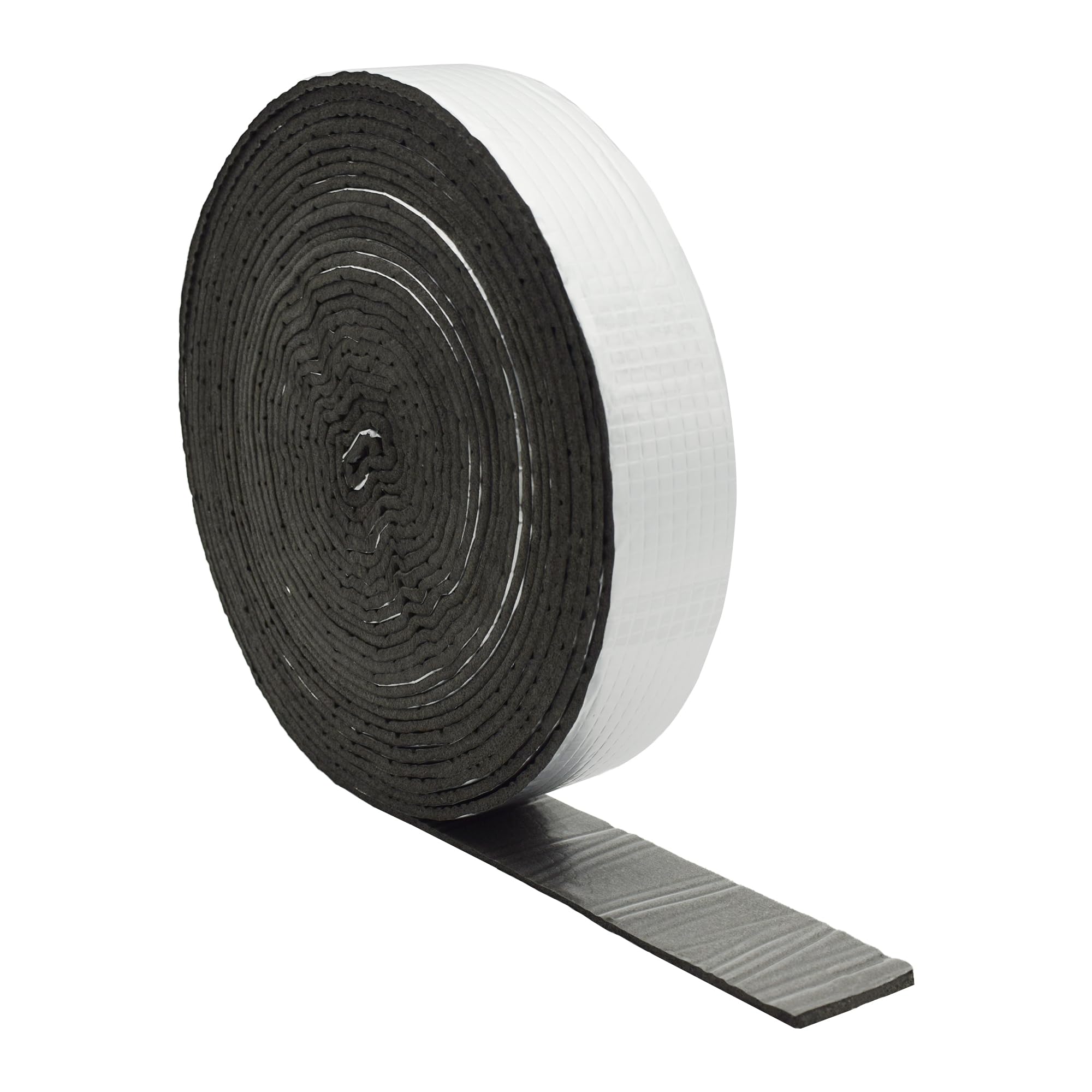 DOBTIM Foam Foil Pipe Insulation Wrap 2 in x 32 ft,Reflective Foil Insulation Tape Self Adhesive with High Resilience for Pipe Insulation Wrap