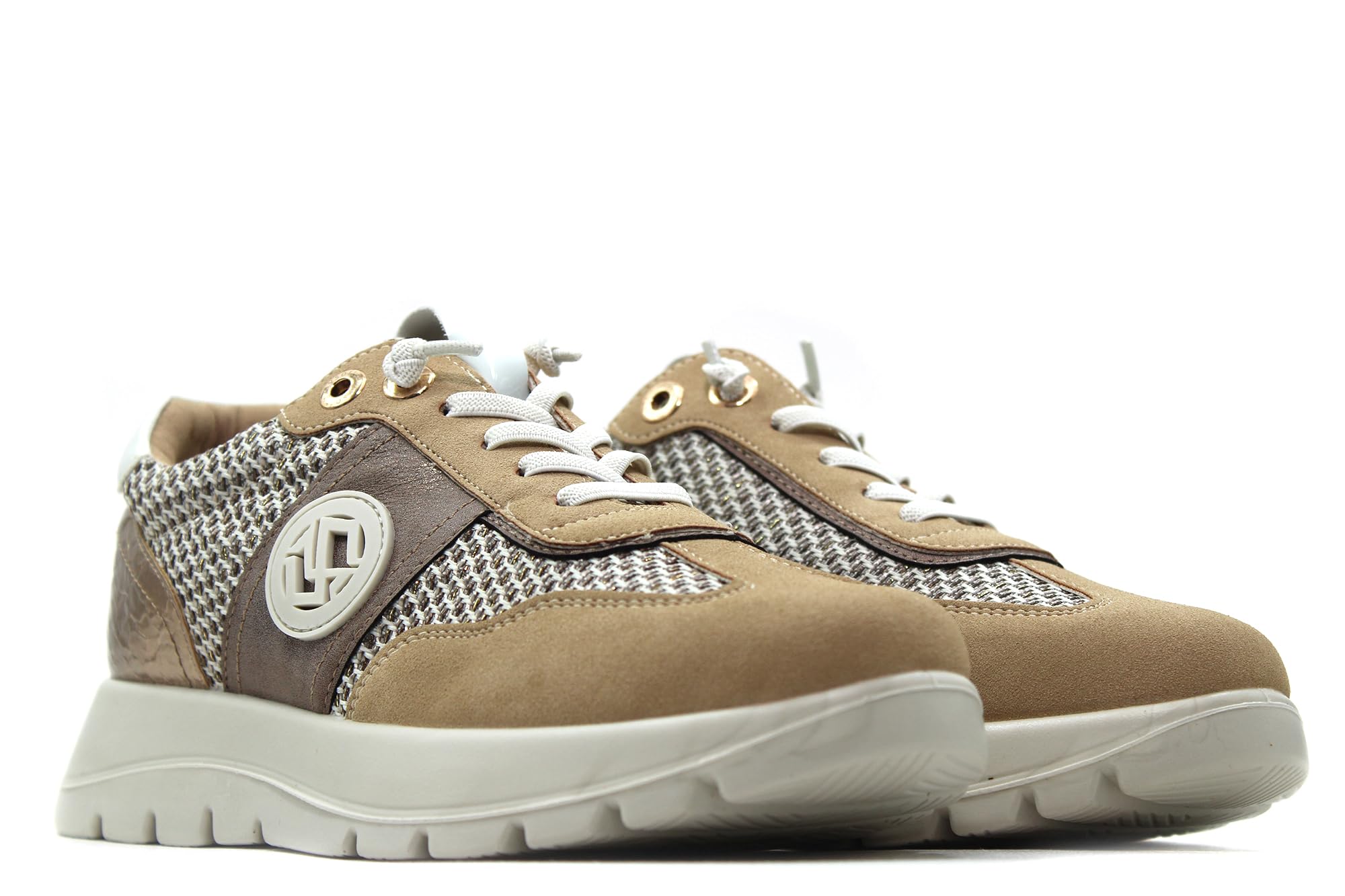 my Soft - Zapatos Sneakers con cordón elástico,de cuña, Suela Blanca de Goma,Deportivas Casual para: Mujer