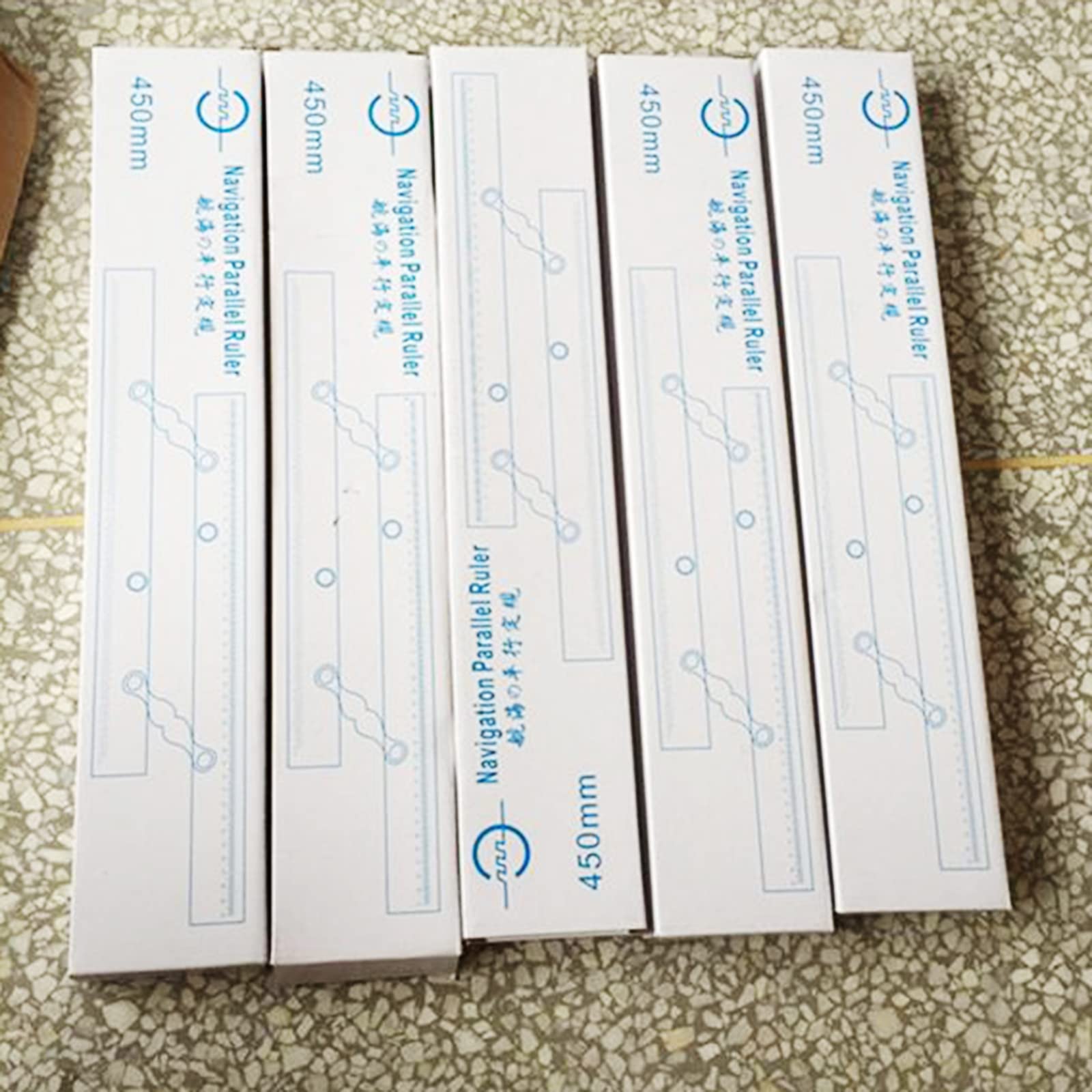 Regla Paralela 450 mm Navegación Marina Barco Mapa Náutico Divisor Medición
