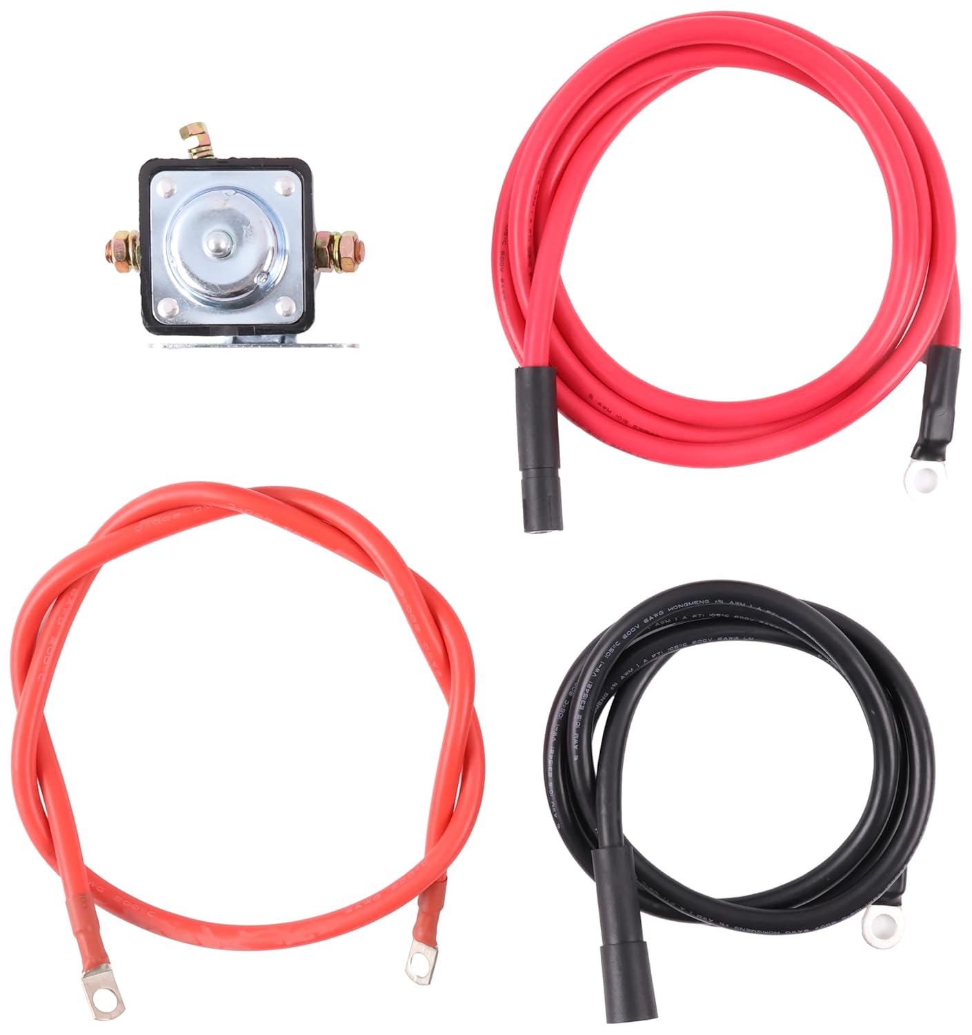 New Cable Wire & Solenoid Kit 05024 15671 15672 15370 Compatible with Meyer Snow Plow E46 E46H E47 E47H E57 E57H E60 E60H