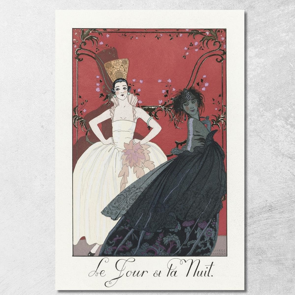 Tableau imprimé sur toile George Barbier gbb109 | Cadre mural grand format 130x90
