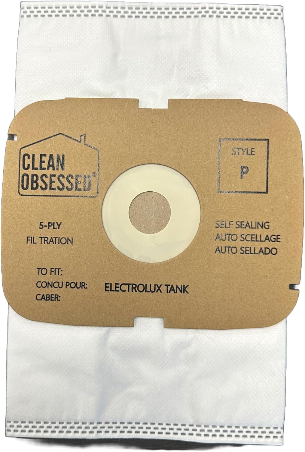 Replacement Style P Bags for Electrolux Guardian Platinum Canister - 12 Bags per Pack