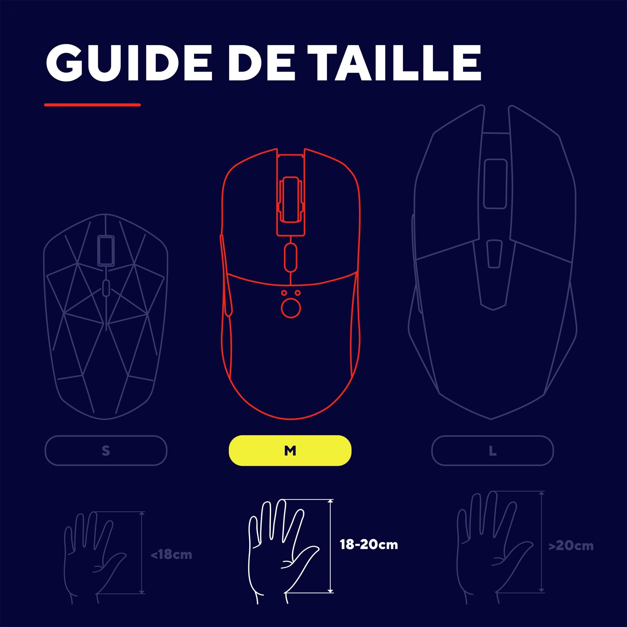 GXTrust Rexxa Souris Gamer Verticale 12.8k DPI, Boutons Programmables, Noir | Souris Ergonomique Gaming Filaire, Éclairage RVB, Câble USB-A 1,7 m, Repose-Pouce, Logiciel Inclus